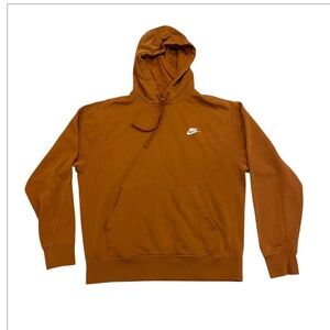 Nike Rust Hooded Sweatshirt Men’s Size M